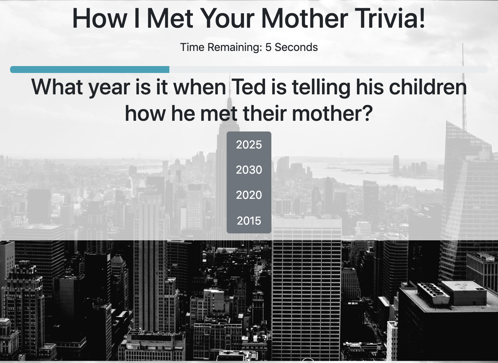 How I Met Your Mother Trivia